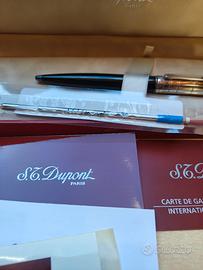 Penna sfera St DuPont OLYMPIO lacca nera 