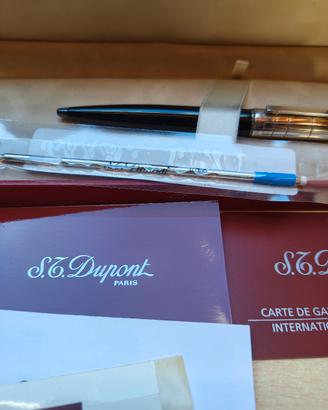 Penna sfera St DuPont OLYMPIO lacca nera 