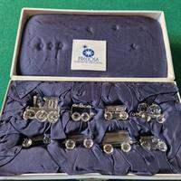 Trenino completo Preciosa in cristallo di Boemia