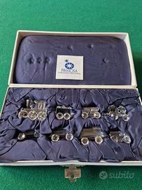 Trenino completo Preciosa in cristallo di Boemia