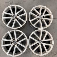 4 cerchi usati 16 pollici made in italy per VW GOL