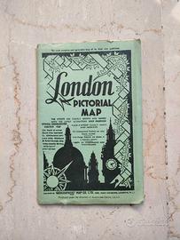 Pictorial Map of London ca. 1948