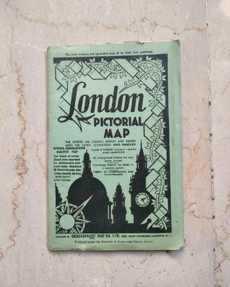 Pictorial Map of London ca. 1948