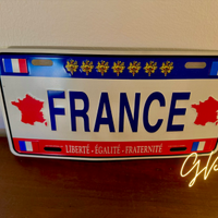 Targa decorativa souvenir France