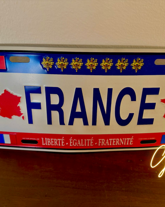 Targa decorativa souvenir France