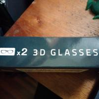 occhiali 3D due pezzi Samsung Nuovi