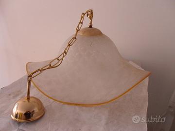 Lampadario in vetro Cappello da signora