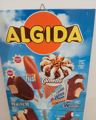 Insegna gelati ALGIDA vintage