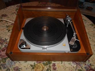 THORENS TD 124 MK2+BASE+TESTINA STANTON 681 EEE  			