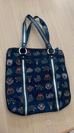 Borsa Braccialini in tessuto e pelle