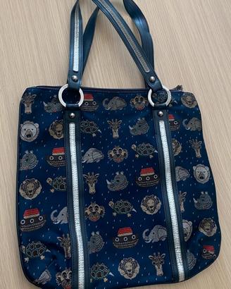 Borsa Braccialini in tessuto e pelle