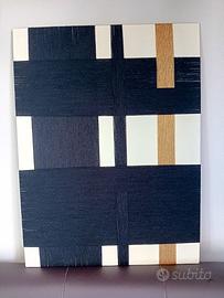 Quadro telato con filo in cotone fatto a mano