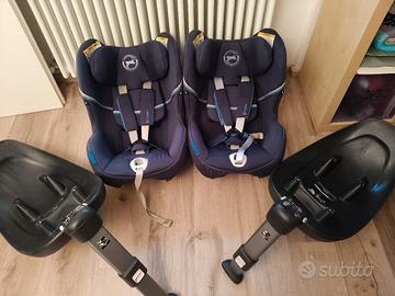 coppia seggiolini cybex sirona M2 i-size + basi