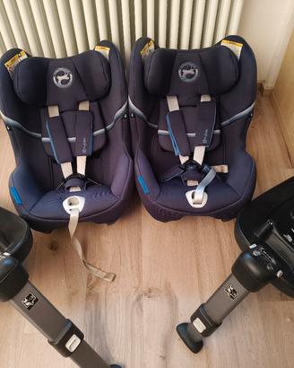coppia seggiolini cybex sirona M2 i-size + basi