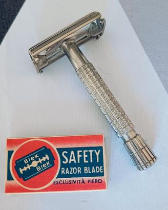 Rasoio Gillette vintage con lamette nuove 