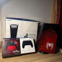 ps5 3 controller con vari giochi