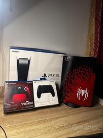 ps5 3 controller con vari giochi