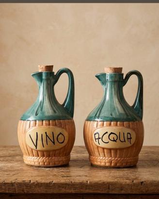 coppia fiaschi /brocche