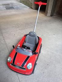 Macchinina Mini Cooper con maniglione