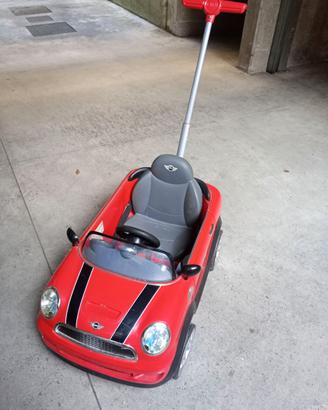 Macchinina Mini Cooper con maniglione