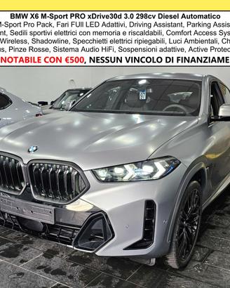 BMW X6 XDrive 30d MSport PRO C22" M Pelle M-Sport