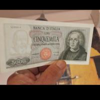 5000  lire COLOMBO  1° tipo 1964