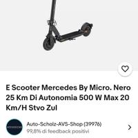 monopattino mercedes