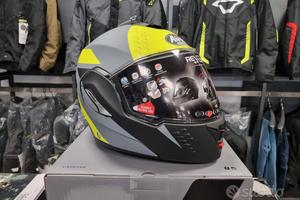 AIROH Casco Modulare REV19 - Leaden - Yellow Matt