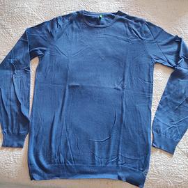 Maglia manica lunga in cotone Benetton taglia M
