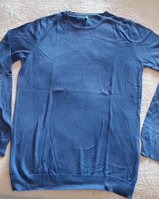 Maglia manica lunga in cotone Benetton taglia M