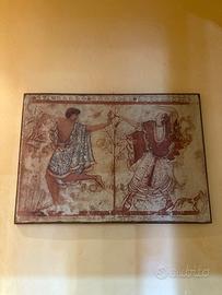 Quadro Etrusco- Danzatori tomba del Triclinio