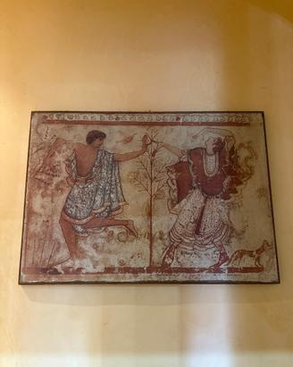 Quadro Etrusco- Danzatori tomba del Triclinio