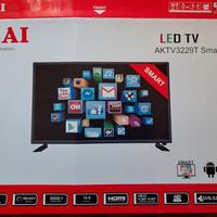 tv color led smart akai 32 pollici