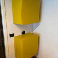 Pensili contenitori legno massello