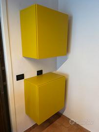 Pensili contenitori legno massello