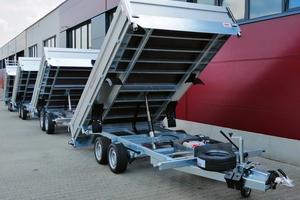 Rimorchio ribaltabile manuale/elettrico