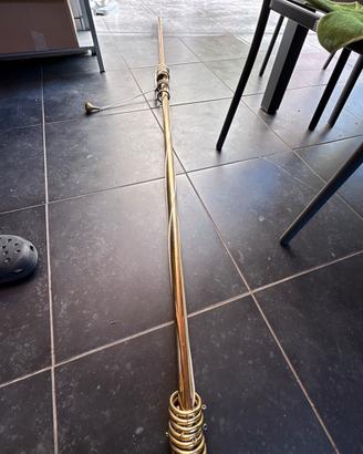 Carrello tenda ottone