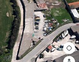 Area fabbricabile + locali + ufficio + tettoia