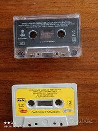 musicassetta pino Daniele e Omaggio a sanremo