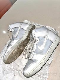 Nike Dunk High White Platinum retro