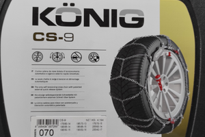 Catene anti neve konig cs9 nuove