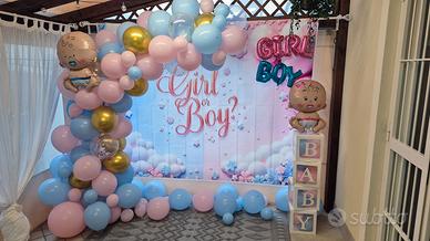 ALLESTIMENTO COMPLETO GENDER REVEAL “Girl or Boy?"