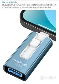 CHIAVETTA USB 16 GB