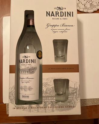 Grappa Nardini +2 bicchieri nuova 🆕