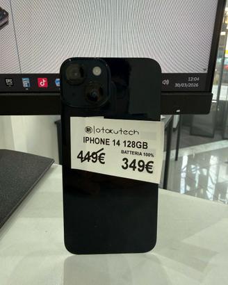 IPHONE 14 128GB 12 MESI GARANZIA SUPER PROMO