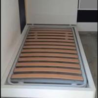 letto singolo con materasso 