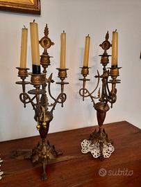 Coppia di candelabri  stile Napoleone III
