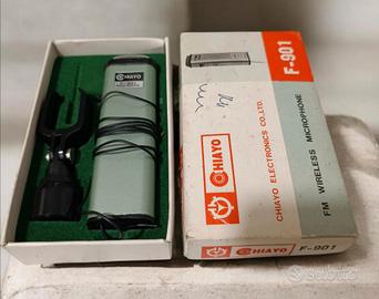 Microfono Wireless FM Chiayo F-901 Vintage 