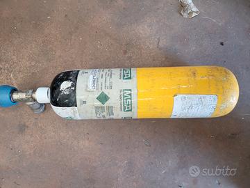 bombola aria msa  in composito 3 litri m18x1.5 l