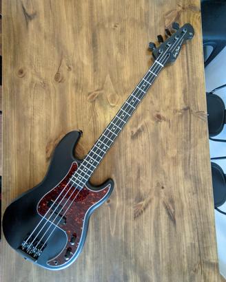 Basso Harley Benton PB-20 SBK con borsa e accessor